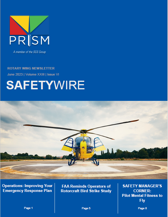 June 2023 Rotary Wing Safety Wire Newsletter