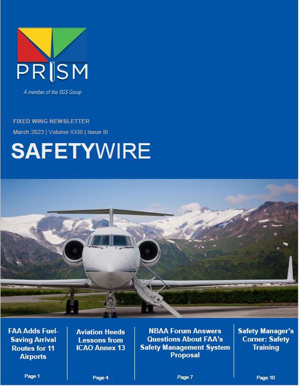 March 2023 Safety Wire Newsletter