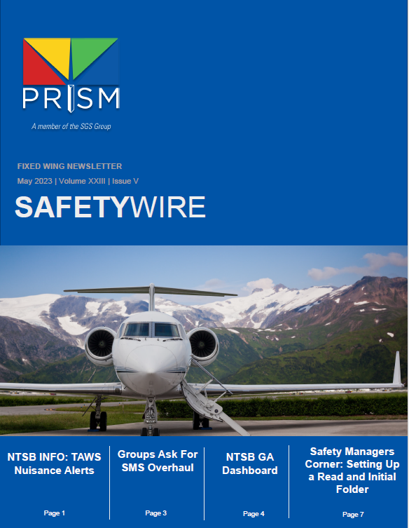 May 2023 Safety Wire Newsletter