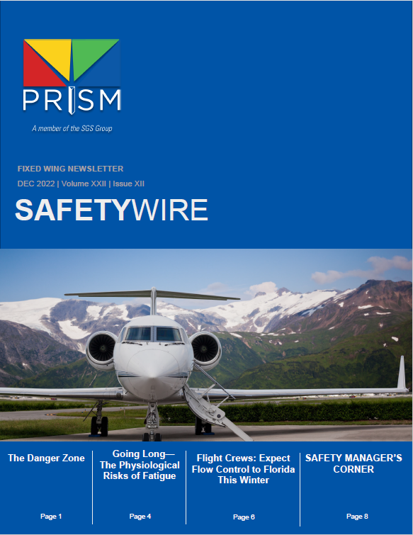 DEC 2022 Fixed Wing Safety Wire Newsletter