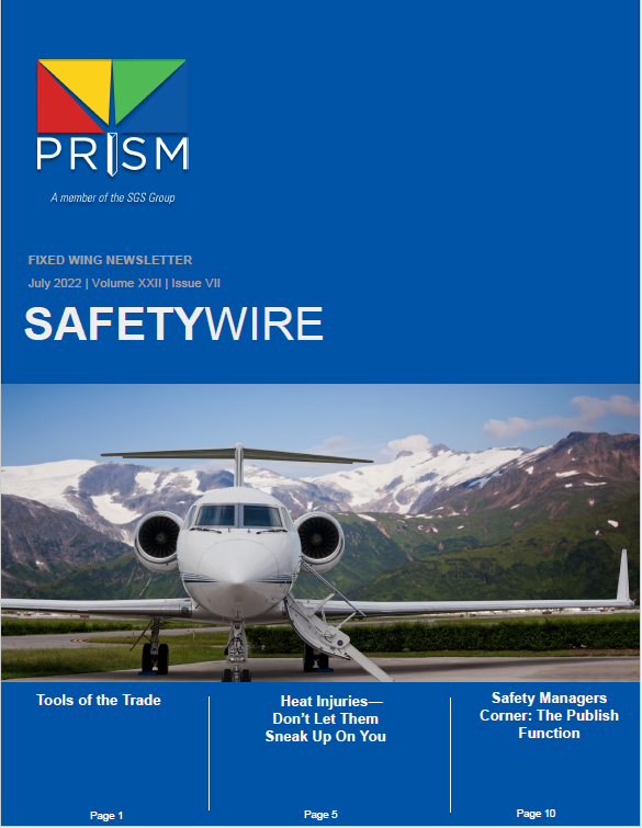 JUL 2022 Fixed Wing SafetyWire Newsletter