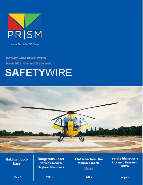 MAR 2022 Rotary Wing Safety Wire Newsletter