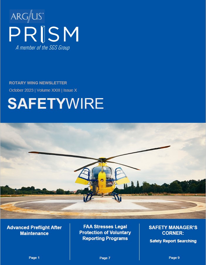 October 2023 Rotary Wing Newsletter