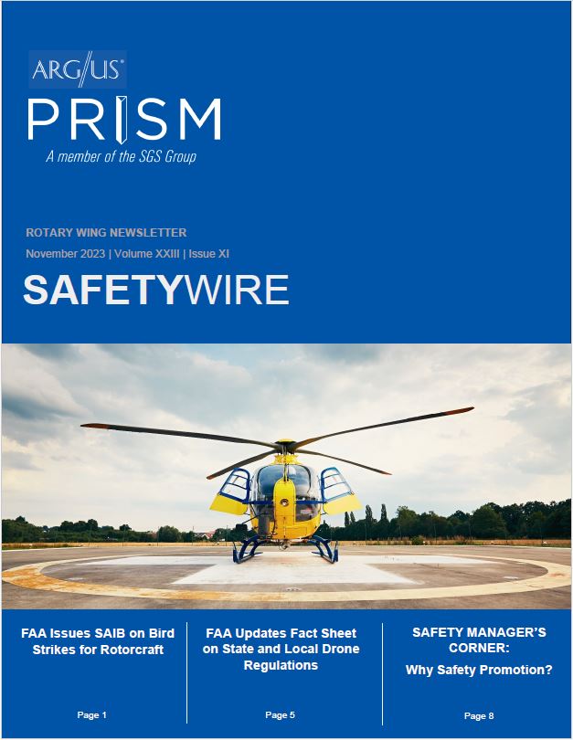 November 2023 Rotary Wing Newsletter