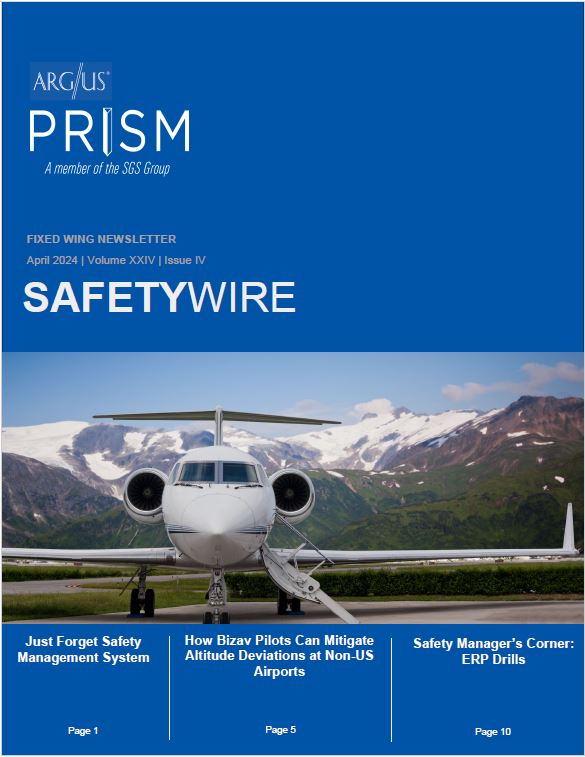 April 2024 Fixed Wing Safety Wire Newsletter